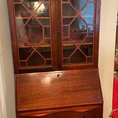 Chippendale Style Secretary Desk 