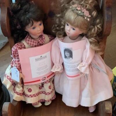 2 Ashton Drake Dolls 
