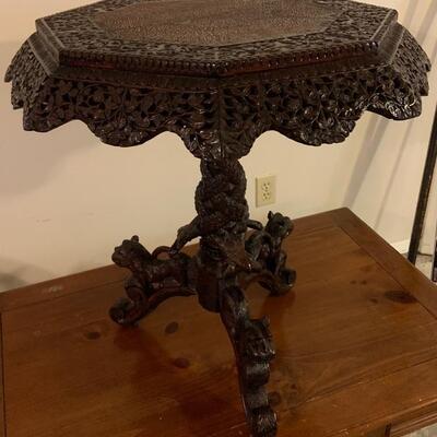 Anglo-Indian Tilt-Top Table 