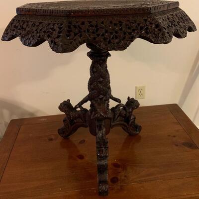 Anglo-Indian Tilt-Top Table 
