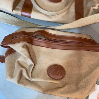 Lot 983- matching duffle and  toiletry bag