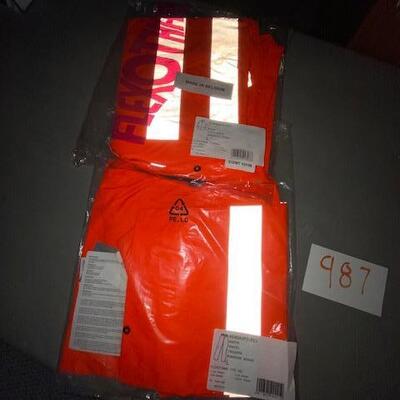 Lot 987 - Flexothane Reflective Rain Suit, New in package