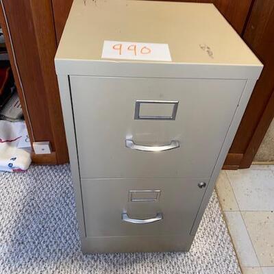 Lot 990 - Metal Filing Cabinet