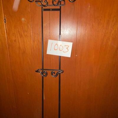 Lot 1003 - Metal plate holder