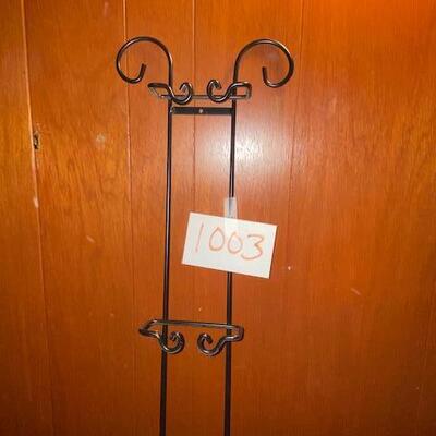 Lot 1003 - Metal plate holder