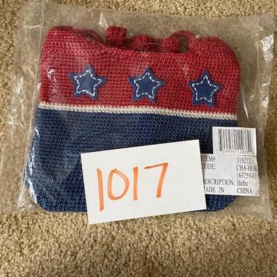 1017 - Patriotic handbag, new in package