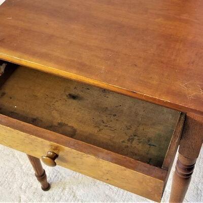Lot #13  Vintage Table with Drawer