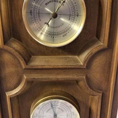 Lot #14  Vintage 1970's Weather Station Barometer