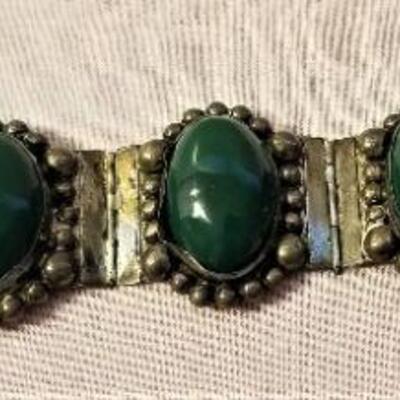 Lot #15  Vintage Mexican Sterling Silver Bracelet