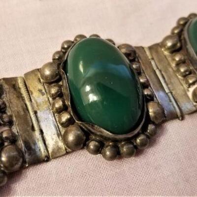 Lot #15  Vintage Mexican Sterling Silver Bracelet