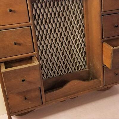 Lot #18 Vintage Pine Wall Cabinet