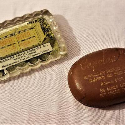 Lot #37  Two Pieces Vintage advertising