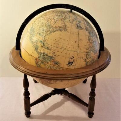 Lot #45  1960's Table Globe on Stand