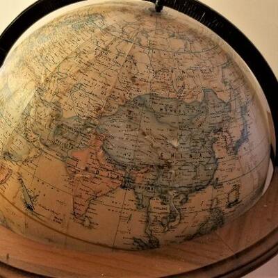 Lot #45  1960's Table Globe on Stand