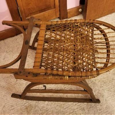 Lot #53 - Cool vintage item - SNO SHU Foldable Camp Chair, ca. 1920's.