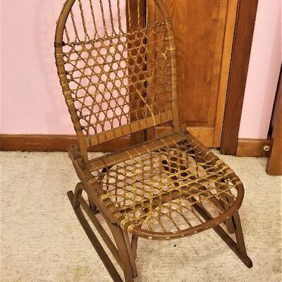 Lot #53 - Cool vintage item - SNO SHU Foldable Camp Chair, ca. 1920's.