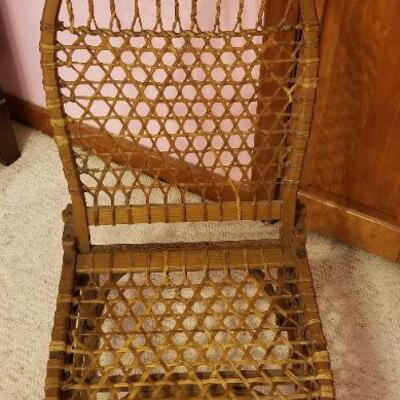 Lot #53 - Cool vintage item - SNO SHU Foldable Camp Chair, ca. 1920's.