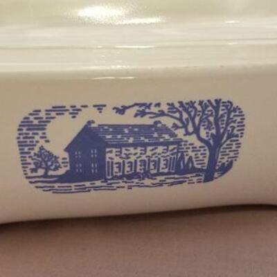 Lot #58  2 pieces Corning Ware in "Colonial" pattern