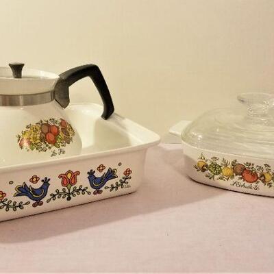 Lot #59  Three Piece Corning Ware Lot
