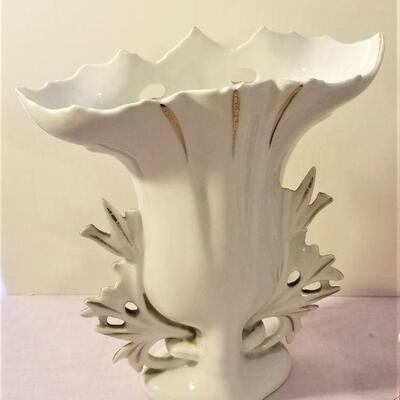 Lot #61  Pair of Vintage Mantle Vases