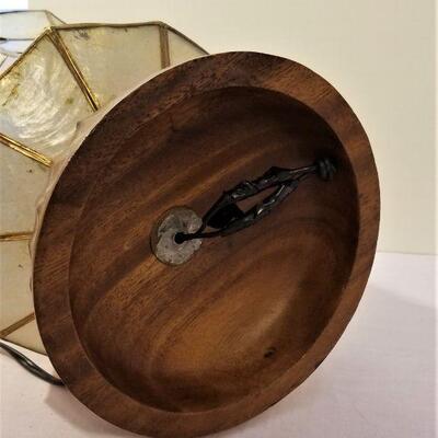Lot #67  Vintage Mid Century Shell Table Lamp