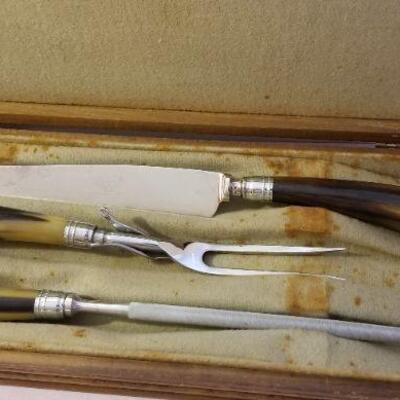 Lot #68  Royal Brand Vintage Cutlery set in box - Bakelite Handles