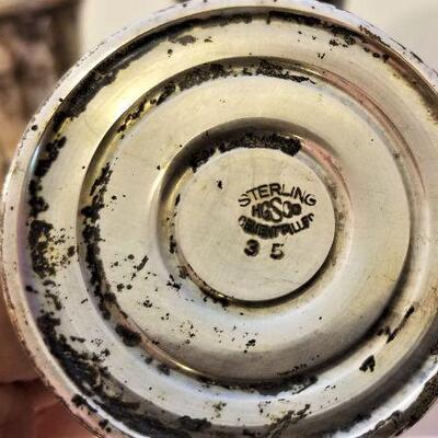 Lot #75  Lot of Six Sterling Silver Goblets