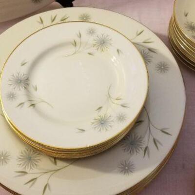 Lot #79   30 Pieces of Haviland (USA) Mid Century Fine China in the "LaSerre" pattern
