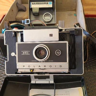 Polaroid 250 Camera w/Polaroid Print Copier