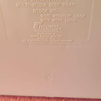 3 Fellowes Multi Media Boxes w/ Game