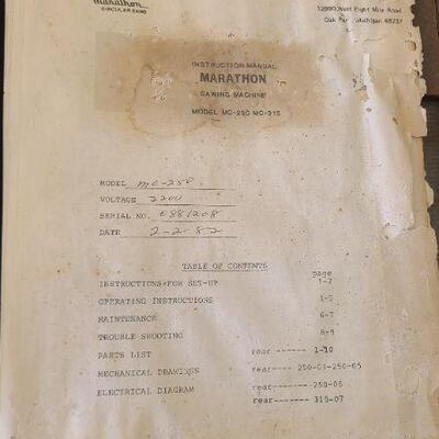Marathon MC-250 Sawing Machine