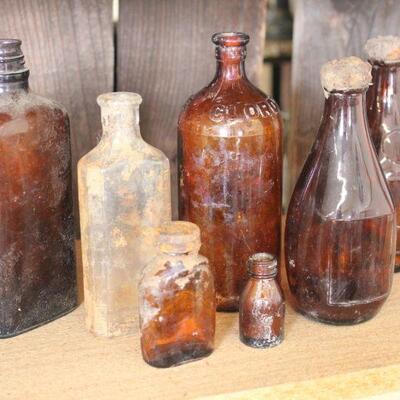 Lot 19 Vintage/Antique Collector Bottles