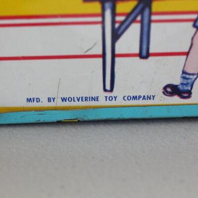 Lot 48 Vintage See & Spell Wolverine Tin Toy