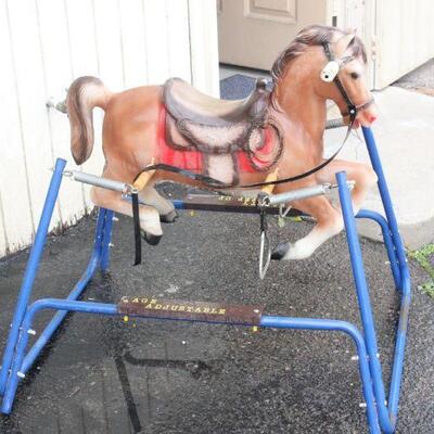 Lot 62 Vintage Rocking Horse Toy 