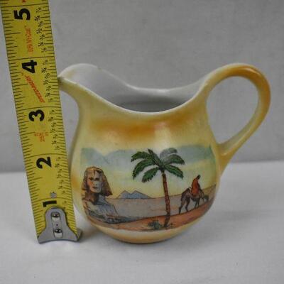 Small Pitcher with Desert Scene 