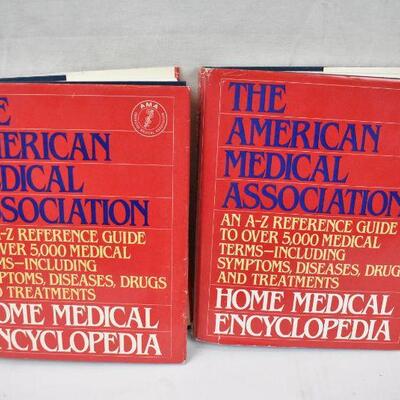 3 pc Hardcover Medical Books: Medical Encyclopedia & Dictionary