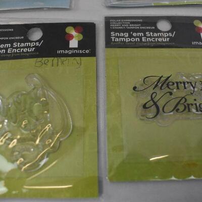 7 Sets of Clear Stamps for Paper Crafting/ Card Making etc