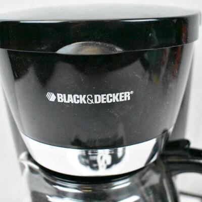 Black & Decker Coffee Maker, 12 Cup Size. Works
