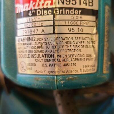 Makita 4" Disc Grinder