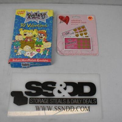 Valentine's Card set of 2 - Rugrats and Scratch-Off