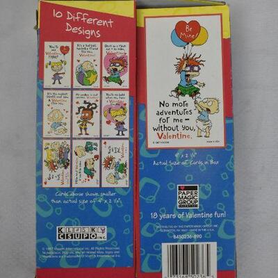 Valentine's Card set of 2 - Rugrats and Scratch-Off