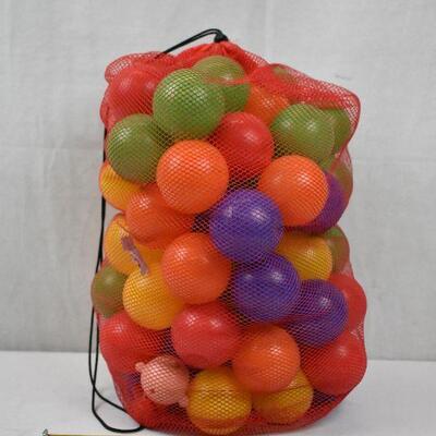 Bag of Plastic Balls - Colourful