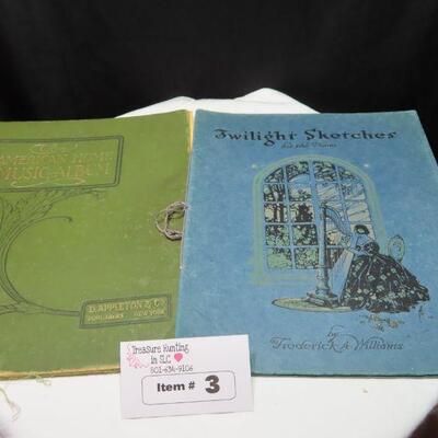 Antique Music books Lot #3