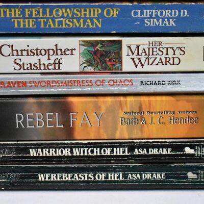 10 Paperback Fantasy Fiction Books: Basilisk -to- Werebeasts