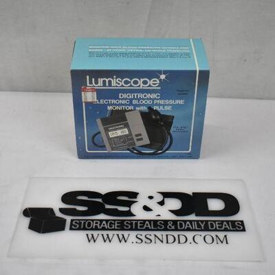 Lumiscope Digitronic Blood Pressure Monitor W/ Pulse Meter 100-048