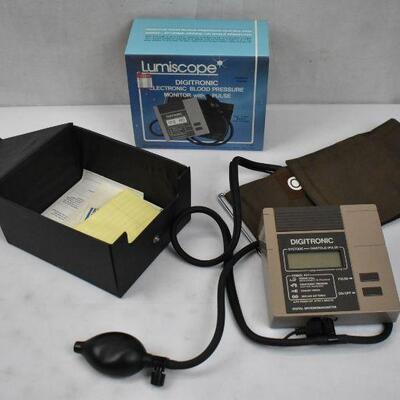 Lumiscope Digitronic Blood Pressure Monitor W/ Pulse Meter 100-048
