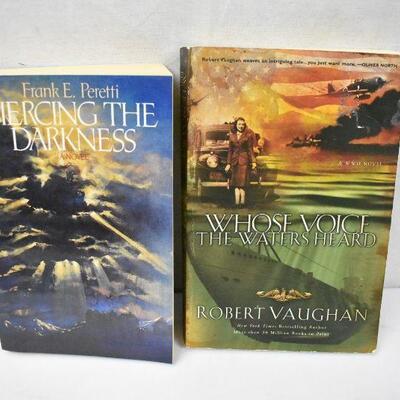 6 Books: Religious Fiction & Biography: Piercing Darkness -to- A Disciple