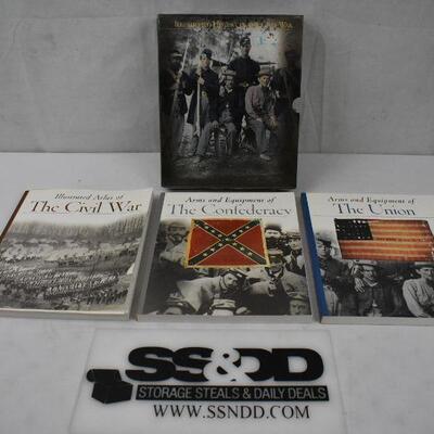 Illustrated History of the Civil War, 3 Books Boxed Set