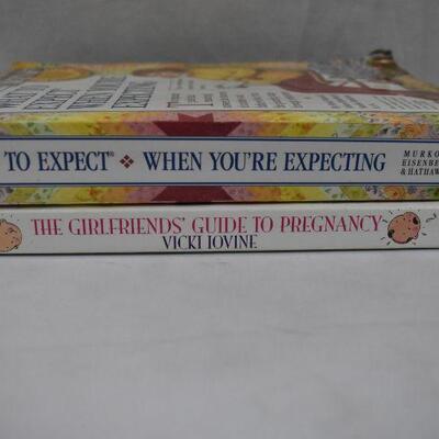 2 Books on Pregnancy: What to Expect -to- The Girlfriend's Guide to Pregnancy