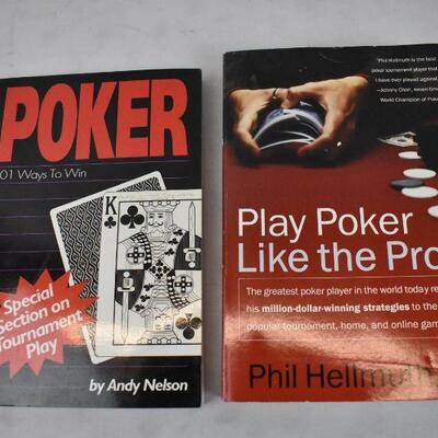 5 pc Poker Books: The Greatest Gambling Stories -to- Play Poker Like the Pros
